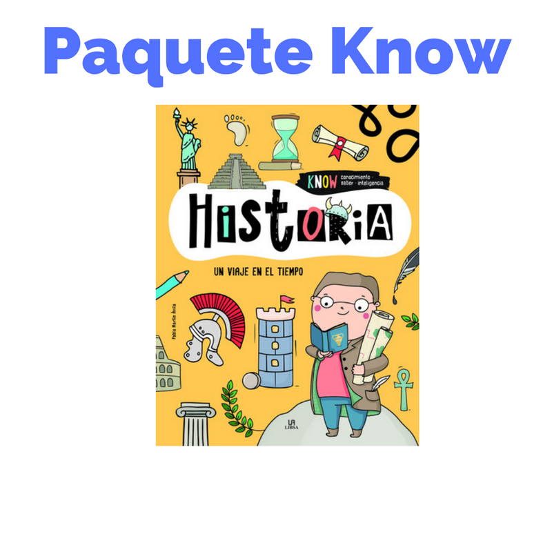 PAQUETE KNOW INCLUYE 6 LIBROS